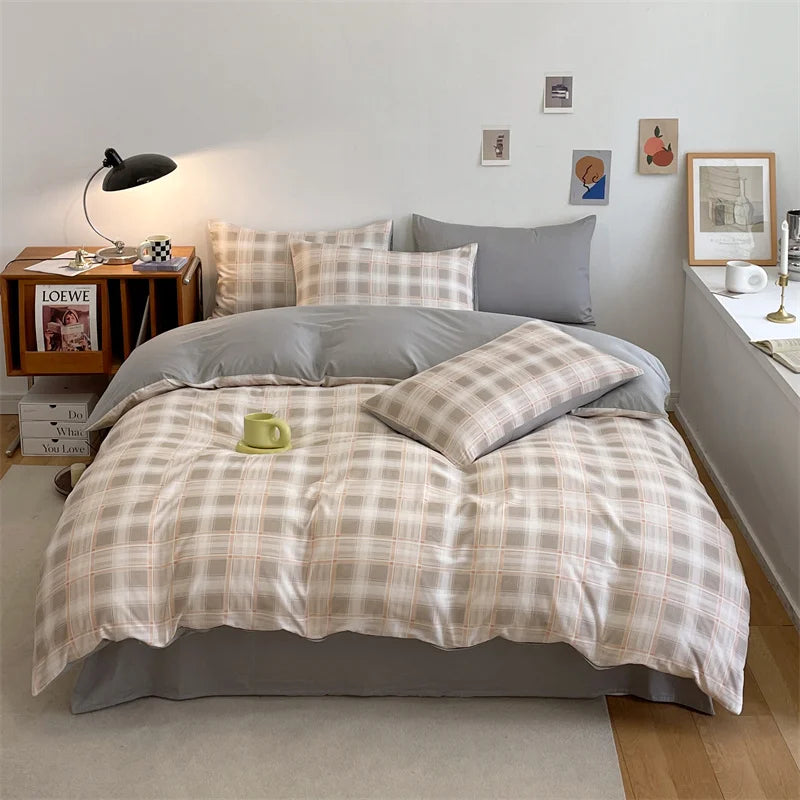 Duvet Cover Large Cotton Simple Comfortable Quilt Cover Extra Large Microfiber Quilt Cover (pillow case needs to be ordered)