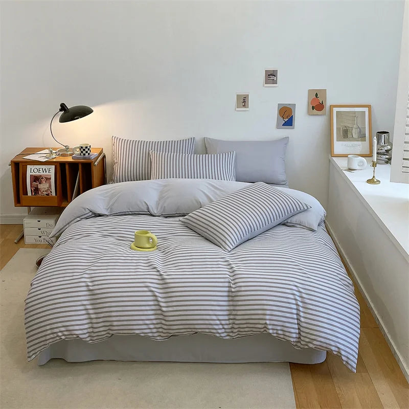 Duvet Cover Large Cotton Simple Comfortable Quilt Cover Extra Large Microfiber Quilt Cover (pillow case needs to be ordered)
