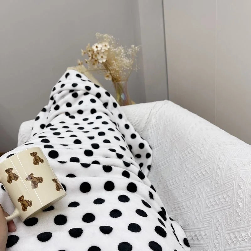 Ins Style Zebra Blanket Soft Microfiber Blanket For Bed Office Flannel Blanket Warm Throw Blanket Plush Bedspread Kids Bedding