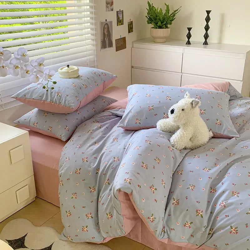 Euro Bedding Set Free Shipping Beddings Sets Princess Style Pure Cotton Intensification Level A Bedroom Set Queen Size Bed Sheet