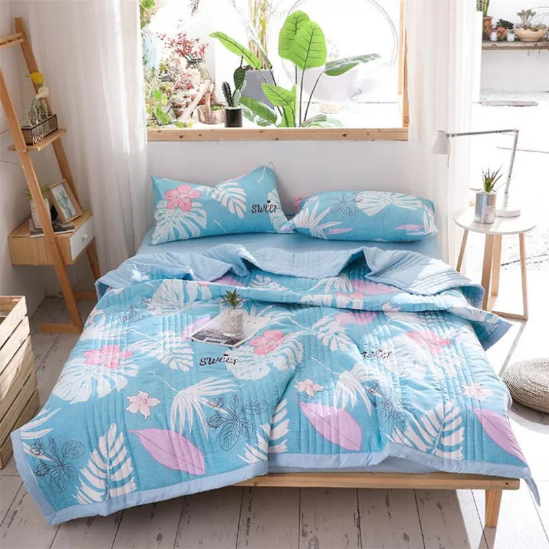 Home Textile Bedding Quilt Blankets Throw Bedspread Summer Quilt King Queen Twin Washed Cotton Comforter Bed Quilted Quilt