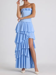 Selene Tiered Corset Gown