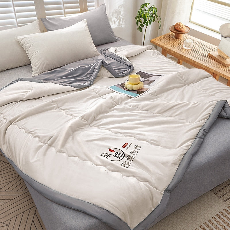 Cotton Blanket Comforter Duvet/Quilt/Comforter Summer Luxury Blanket ice silk cool thin quilt 150 single bed quilt