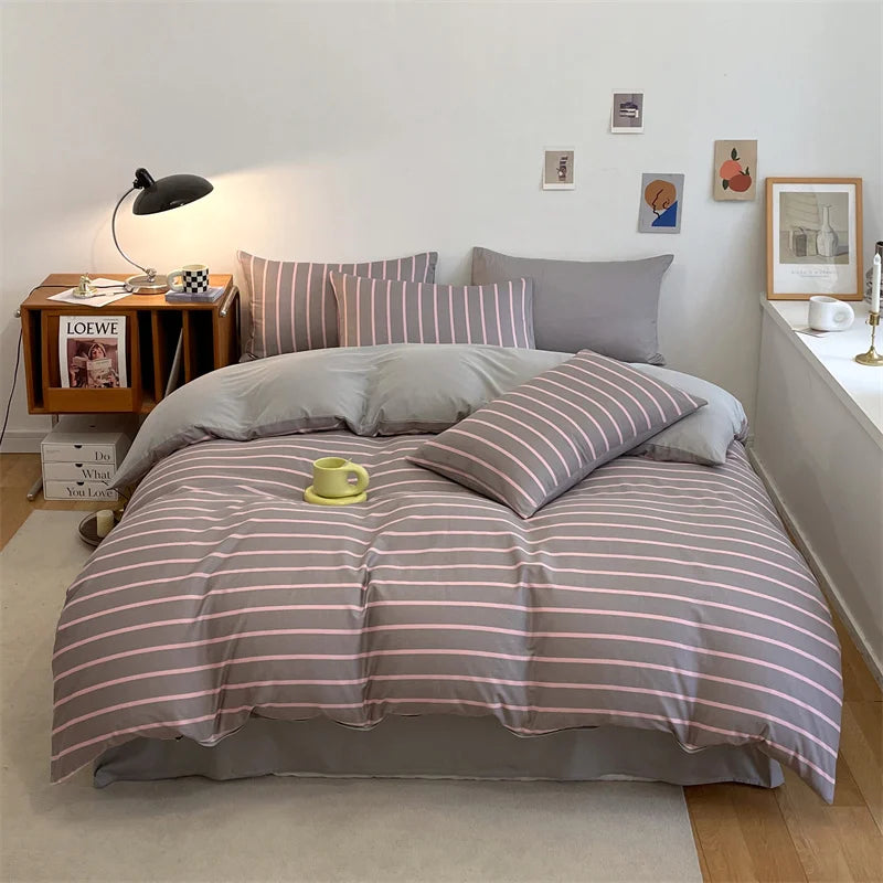 Duvet Cover Large Cotton Simple Comfortable Quilt Cover Extra Large Microfiber Quilt Cover (pillow case needs to be ordered)