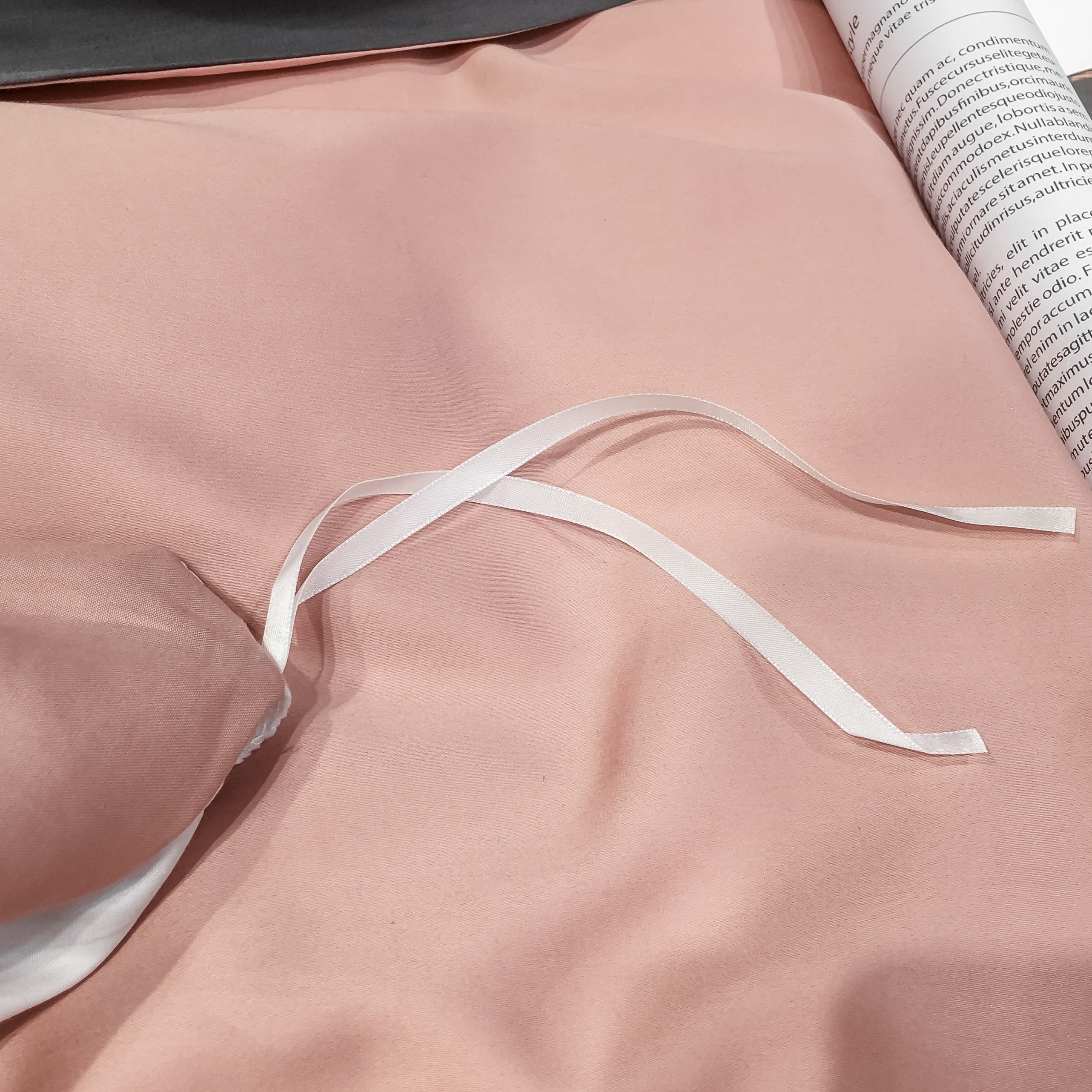 new four-piece bedding fashion cotton double household bed sheet quilt cover splicing design bedding pink color
