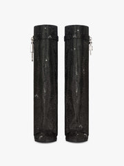 Shark Lock Boots In Strass