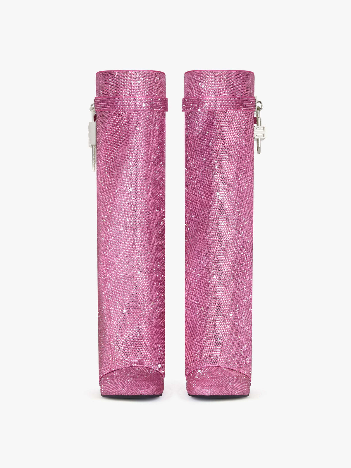Shark Lock Boots In Strass