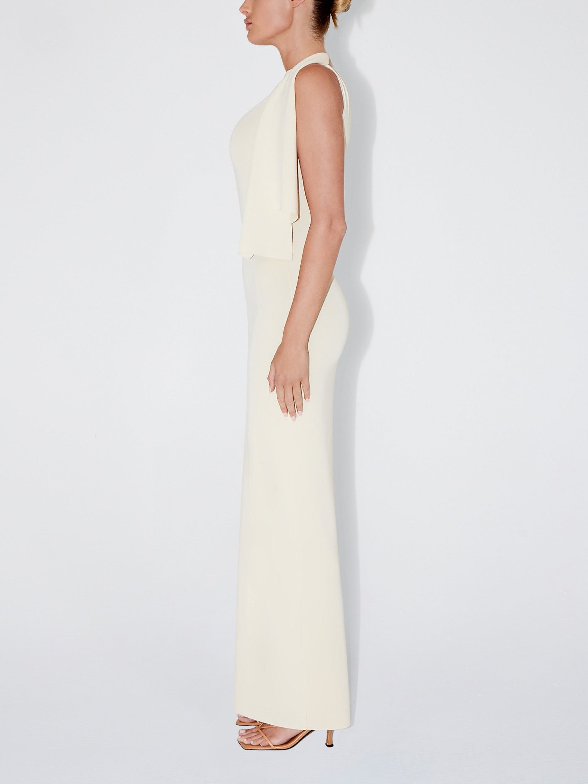 Stretch Knotted Maxi Dress
