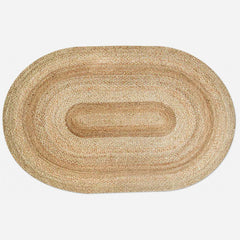 Sunrise Gradient Oval Jute Rug