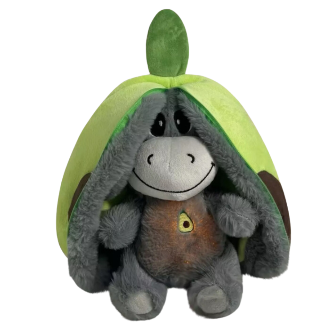 Donkey Zipper Ears Breathing Plushie