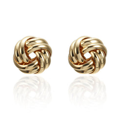 Twisted Swirl Stud Earrings