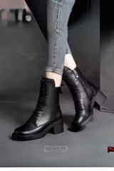 Luxe Leather Ankle Boots