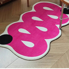 Pink Abstract Rug