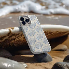 Seashell Coastal Girl iPhone Case