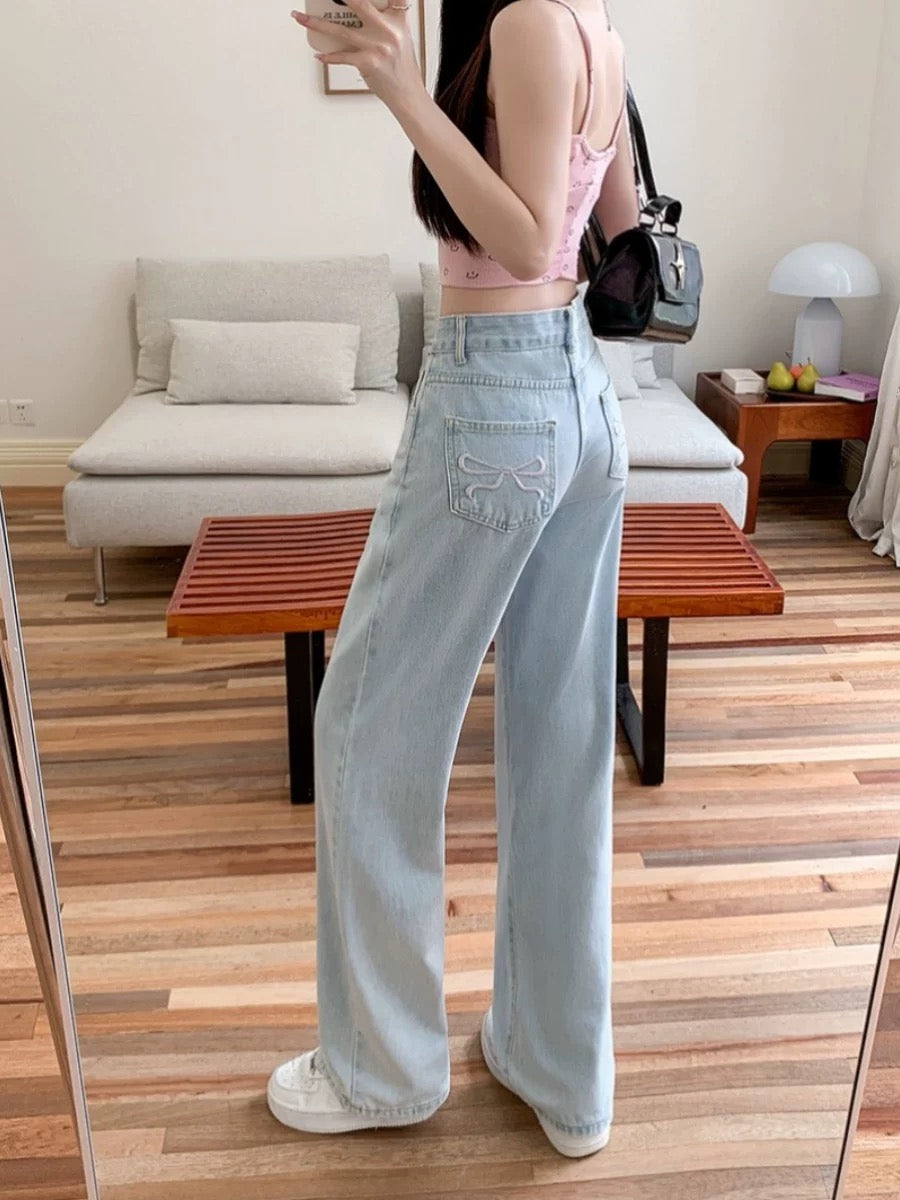 Coquette Bow Jeans