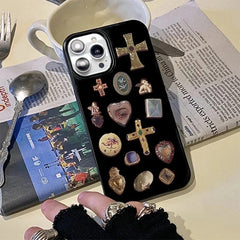 Black Retro iPhone Case