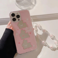 Pink Bunny iPhone Case