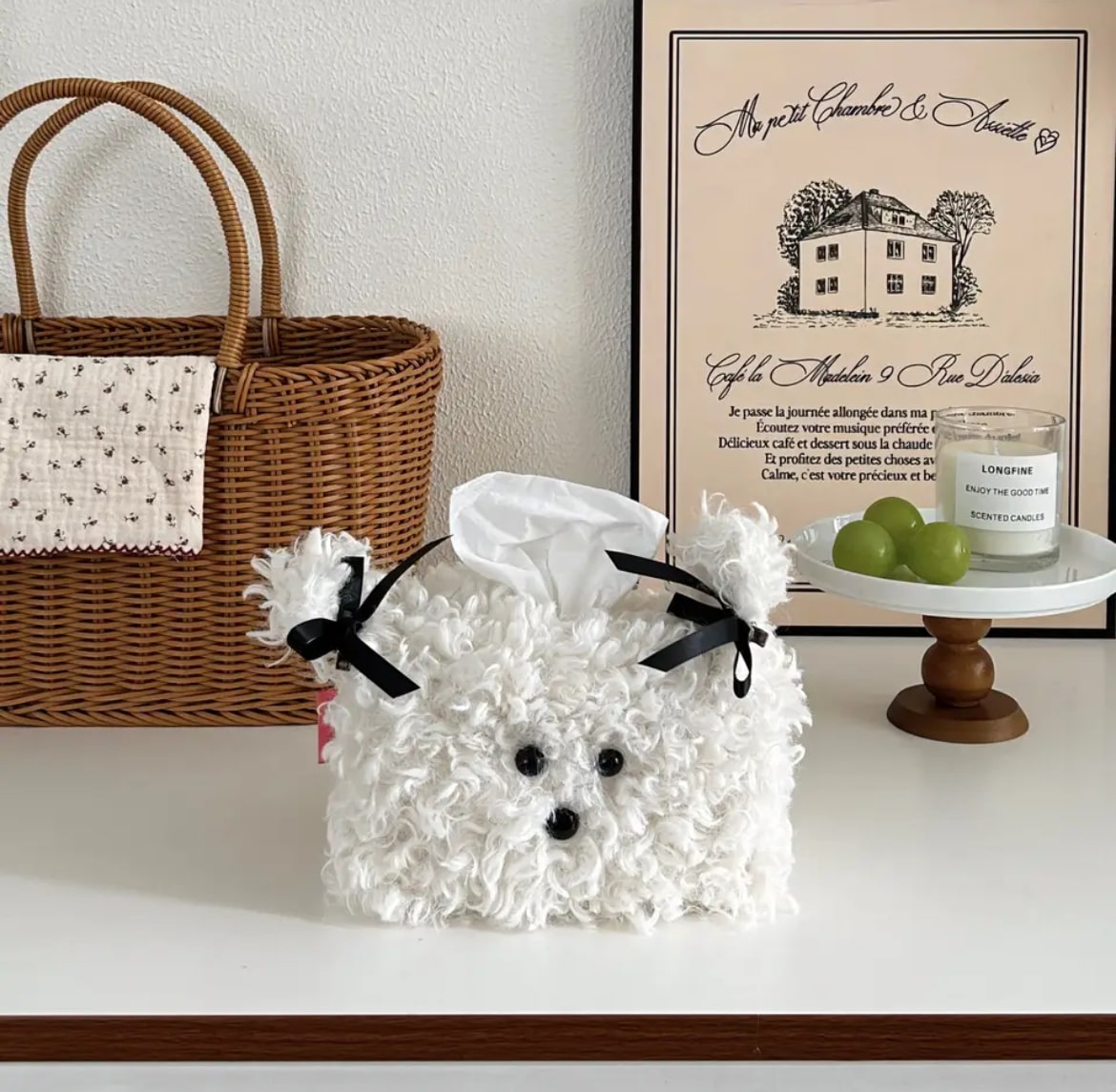 Cartoon Dog Napkin Box