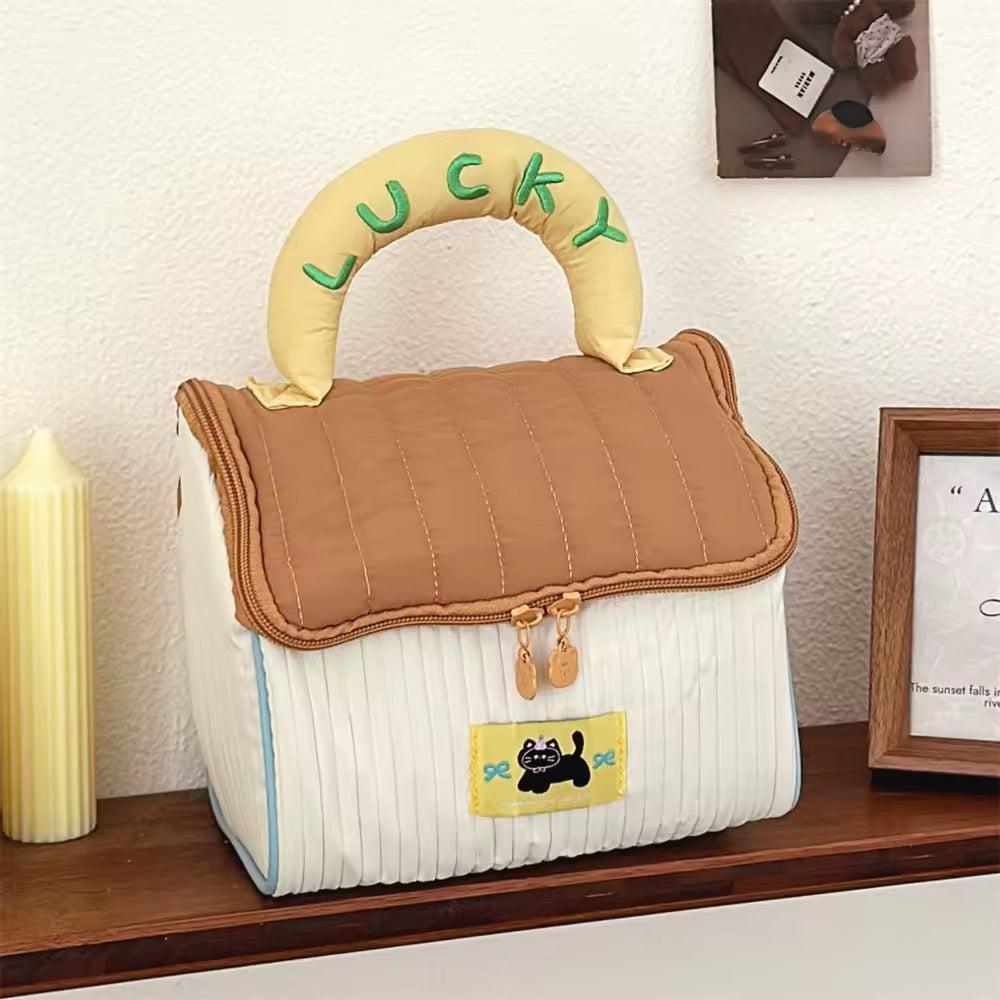 Cute House-Shaped Makeup Bag