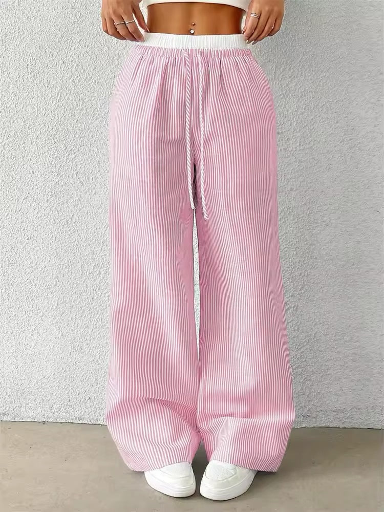 Striped Pink Pants
