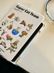 Super Cat Team iPad Case