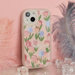 Pink Flowers iPhone case
