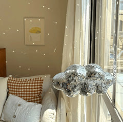 Pink Cloud Disco Ball