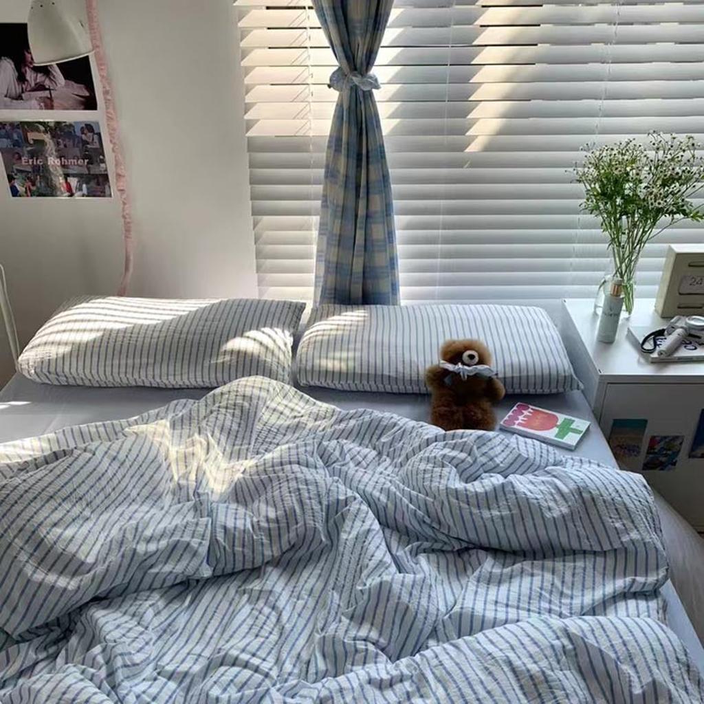 Coastal Stripes Bedding Set - Yellow