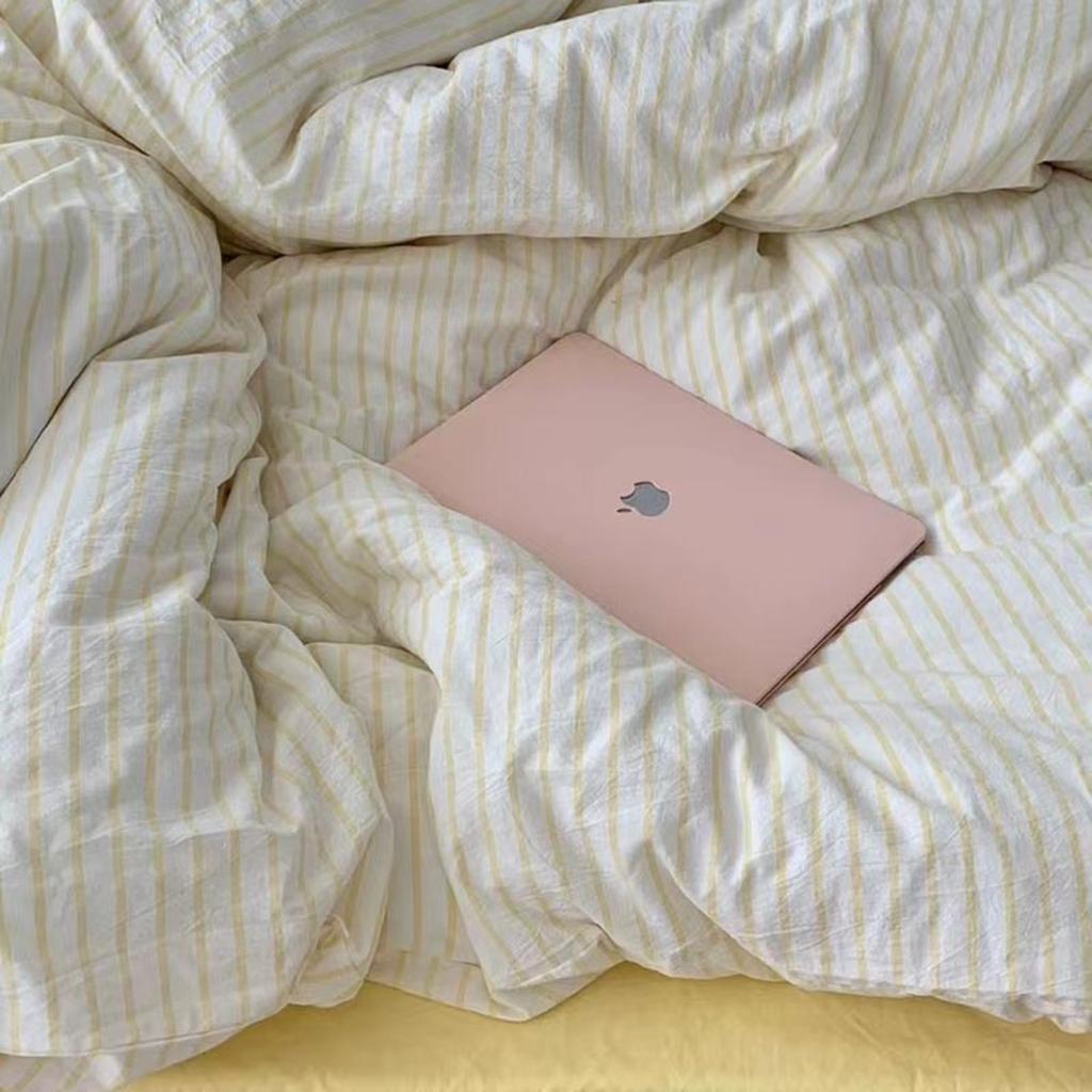 Coastal Stripes Duvet Cover - Pink