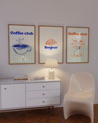 Coffee Club Poster Set