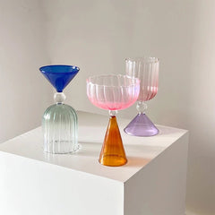 Colorful Cocktail Glass