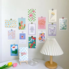 Colorful Flower Postcards Set