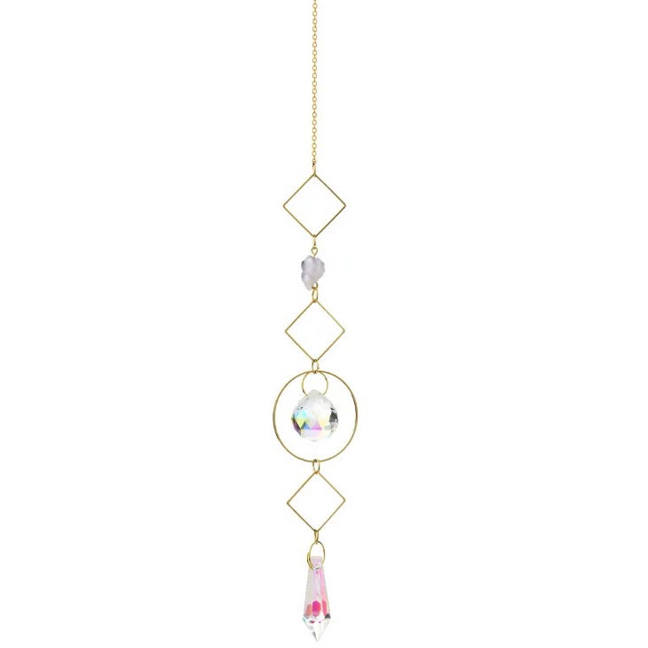 Crystal Moon Suncatcher