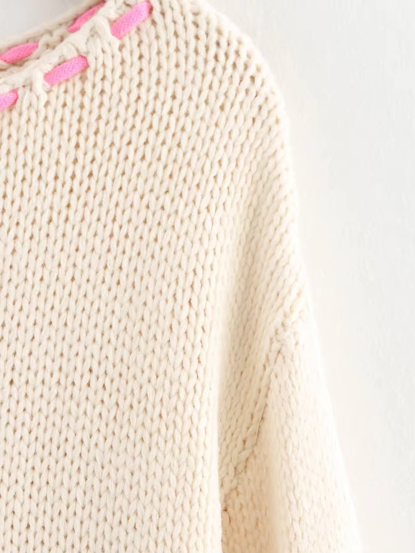 Coquette Pink Bow Sweater