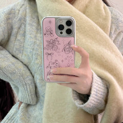 Pink Angel Bunny iPhone Case