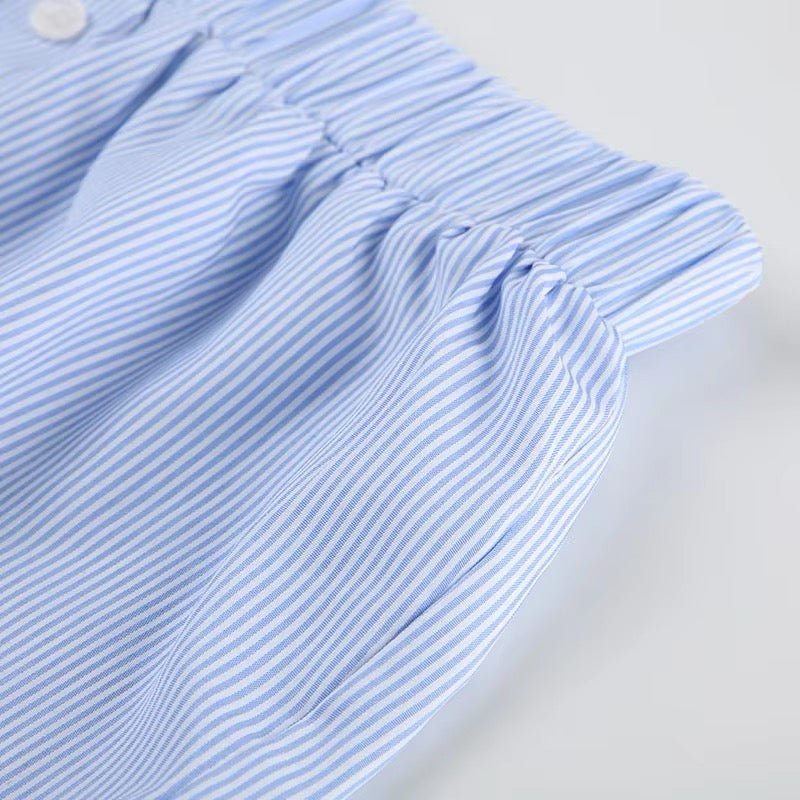 Striped Pajama Shorts