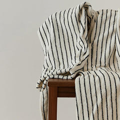 Cotton Stripes Bathrobe - 2 Colors