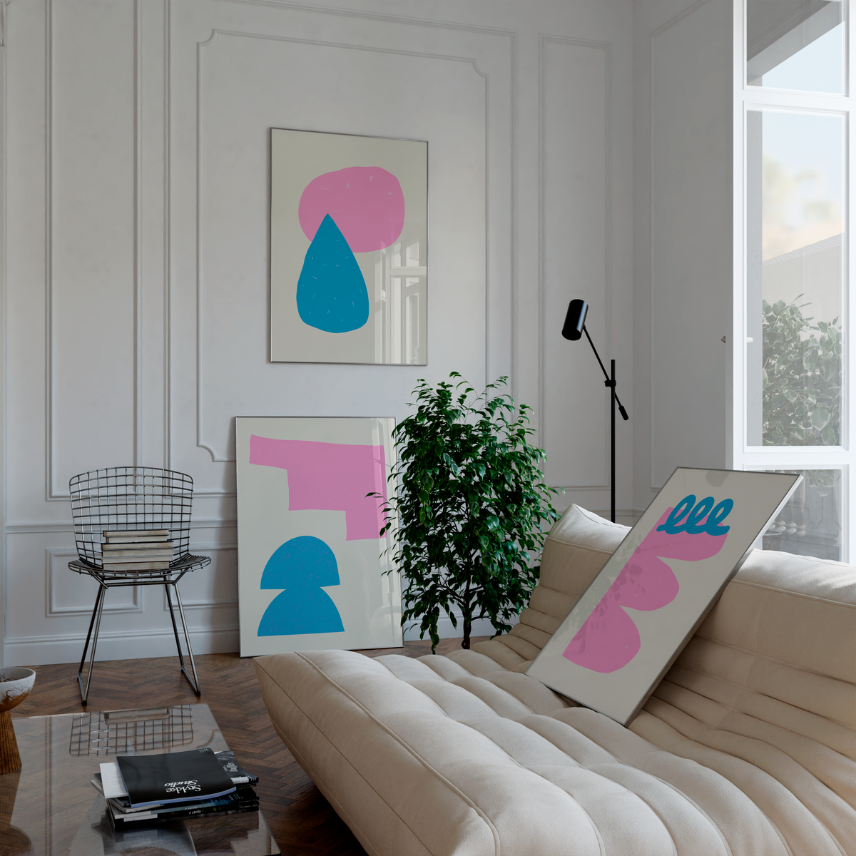 Minimalist Abstract Wall Art Set