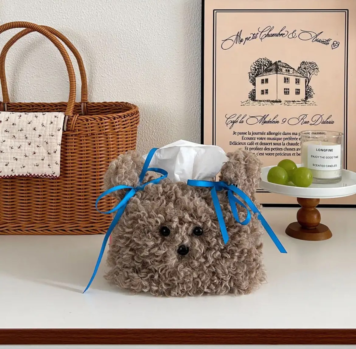 Cartoon Dog Napkin Box