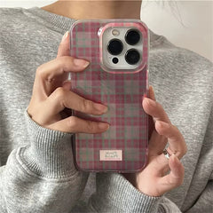 Retro Grid iPhone Case