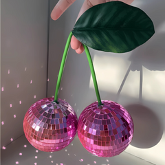 Pink Cherry Disco Ball