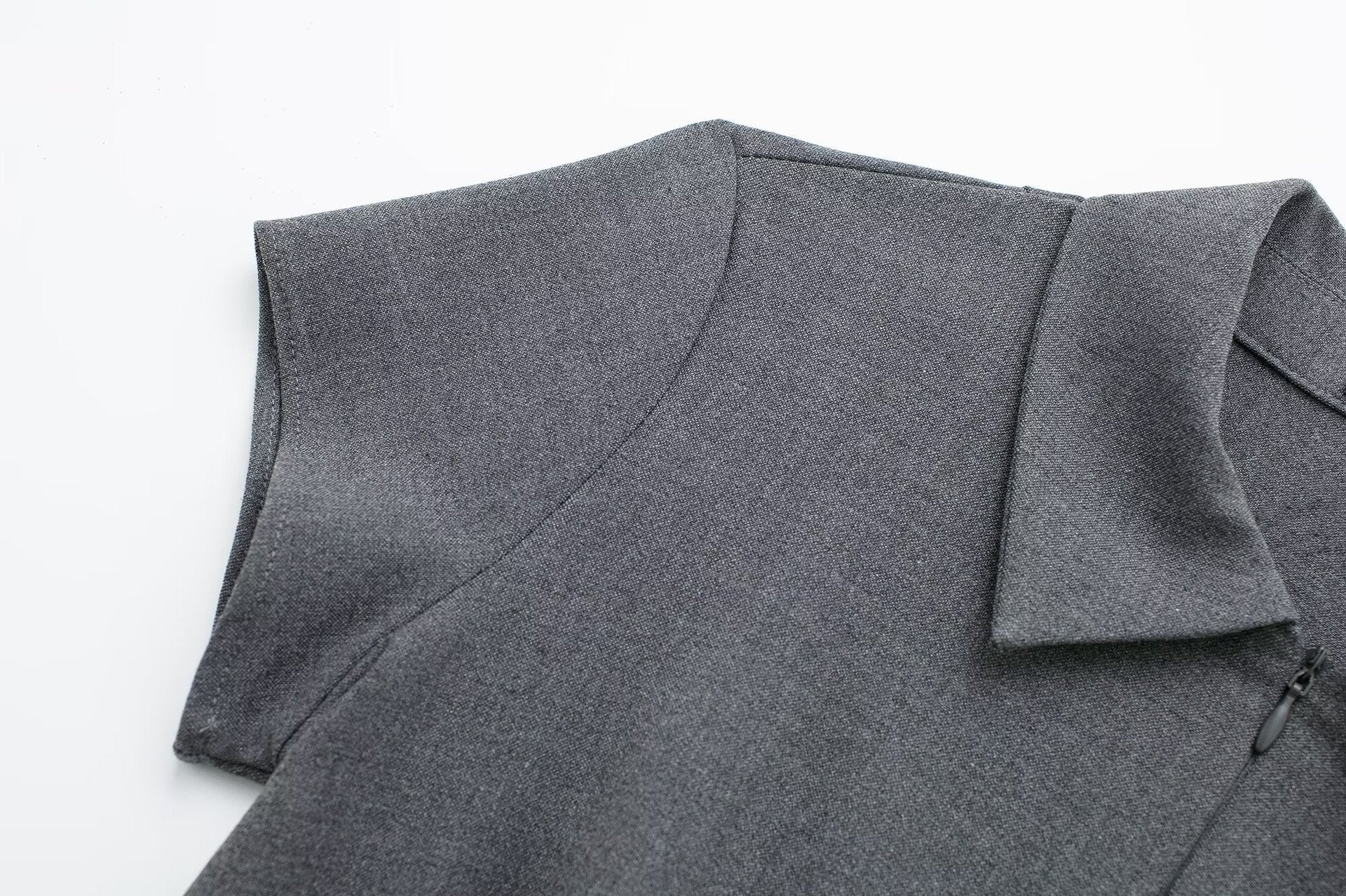 Gray Polo Mini Dress