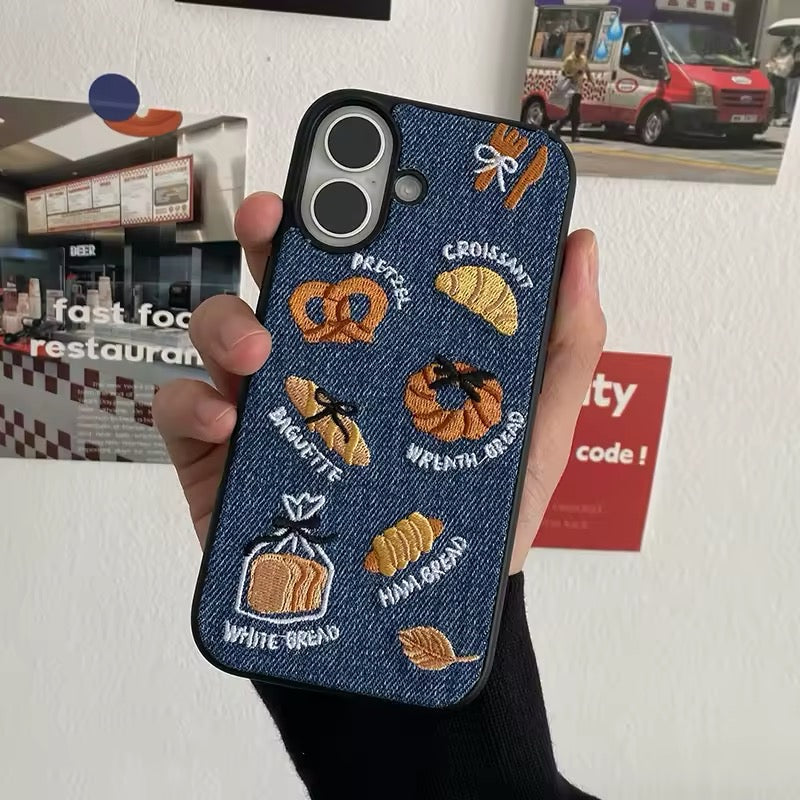 Denim Bread iPhone Case