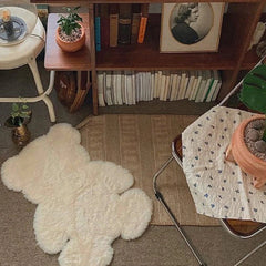 Fluffy Bear Rug Mat