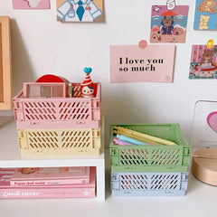 Pastel Storage Crates