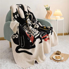 Funny Cats Fleece Blanket