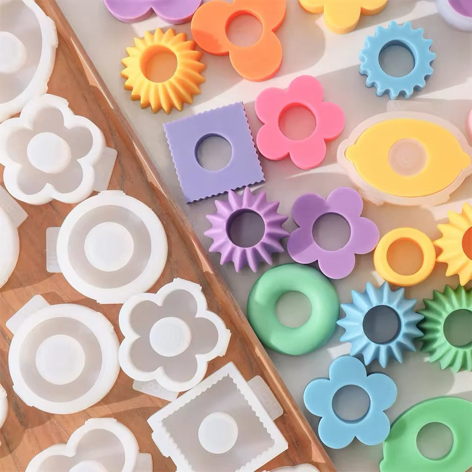 Geometric Silicone Candle Molds