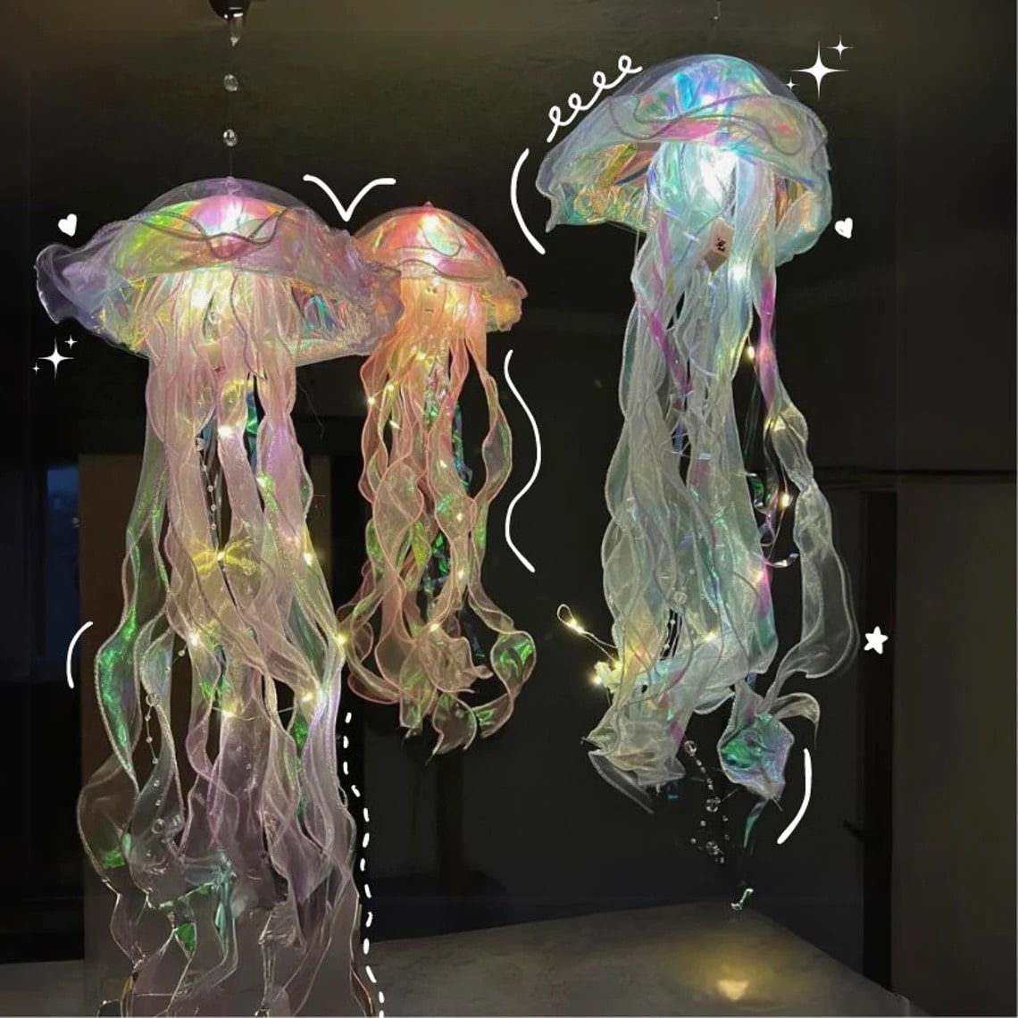 LED Jellyfish Lamp