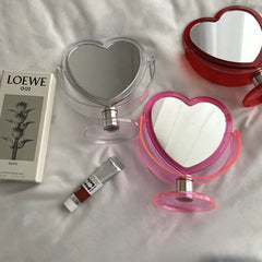 Double Sided Heart Mirror