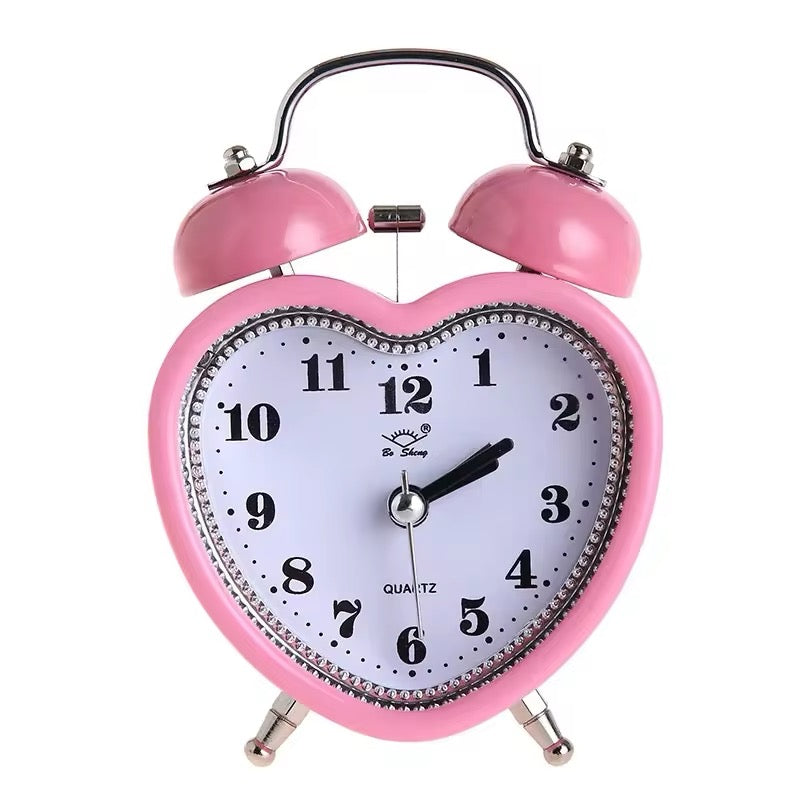 Heart Pink Alarm Clock